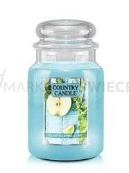 Country Candle Cilantro, Apple & Lime Duża Świeca Zapachowa 652g