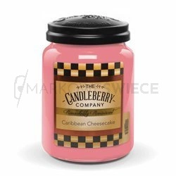 Candleberry Caribbean Cheesecake Duża Świeca Zapachowa 640g