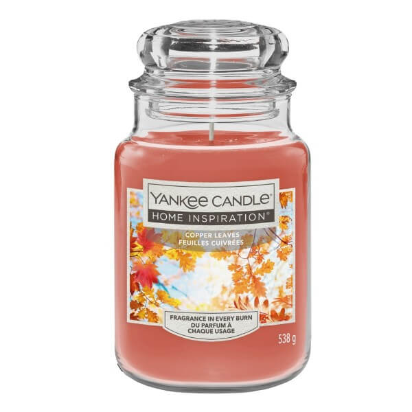 Yankee Candle Cooper Leaves Duża Świeca Zapachowa 538g