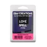 EBM Creations Love Spell Wosk Sojowy Zapachowy 90g