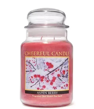 Cheerful Candle Aspen Berry Duża Świeca Zapachowa 680g