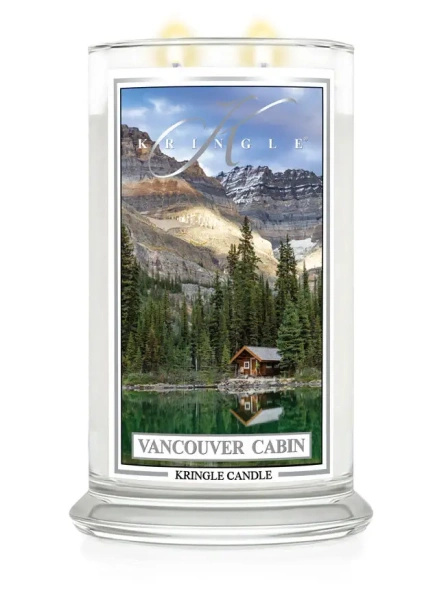 Kringle Candle Vancouver Cabin Duża Świeca Zapachowa 624g