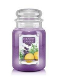 Country Candle Lemon Lavender Duża Świeca Zapachowa 652g