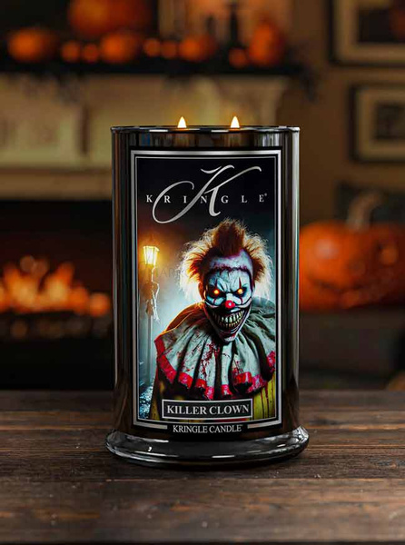 Kringle Candle Killer Clown Duża Świeca Zapachowa 624g