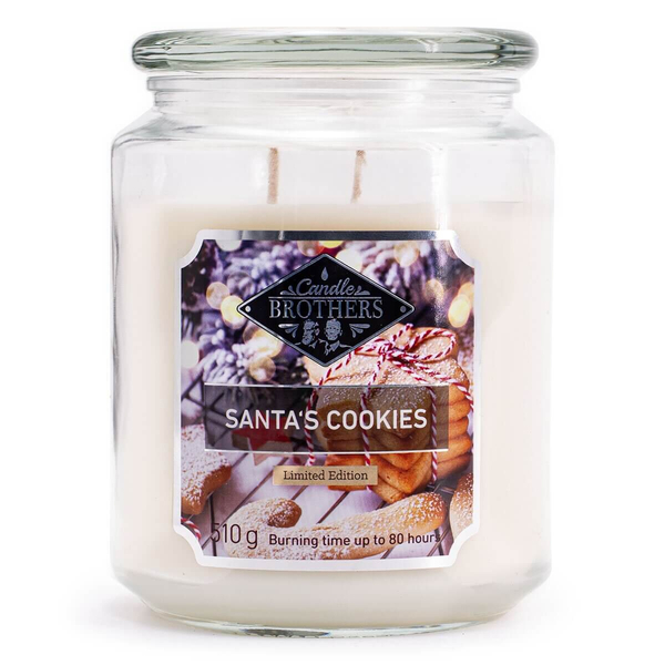 Candle Brothers Santa's Cookies Duża Świeca Zapachowa 510g