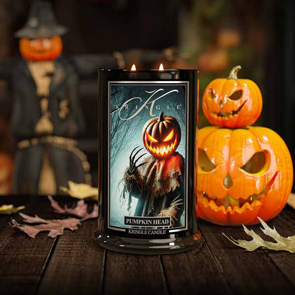 Kringle Candle Pumpkin Head Duża Świeca Zapachowa 624g