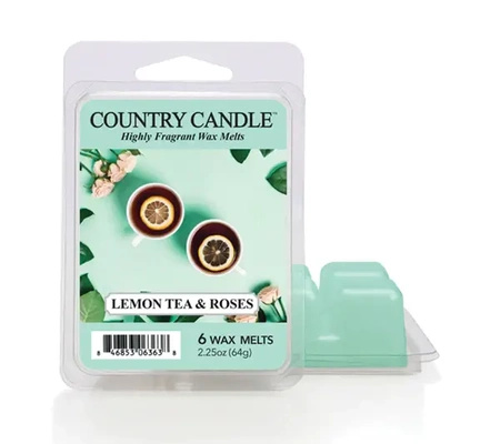 Country Candle Lemon Tea & Roses Wosk Zapachowy 64g