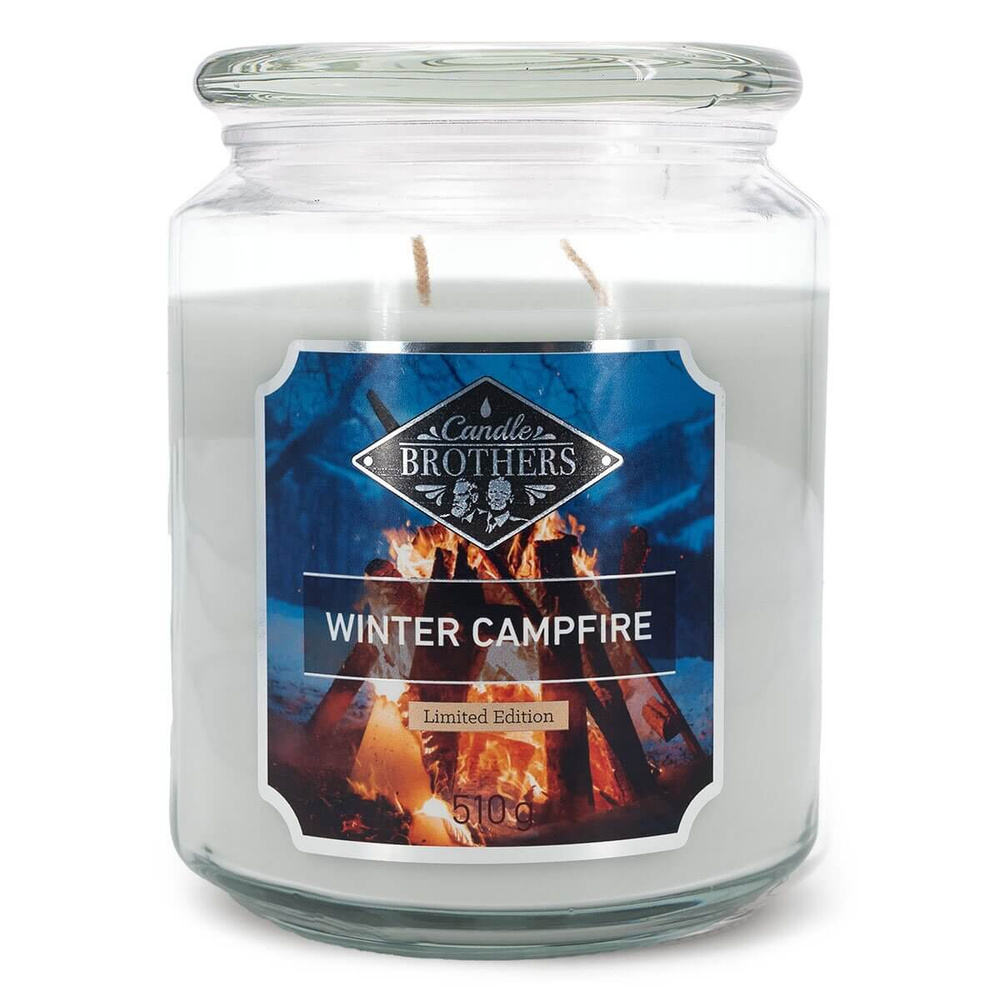 Candle Brothers Winter Campfire Duża Świeca Zapachowa 510g