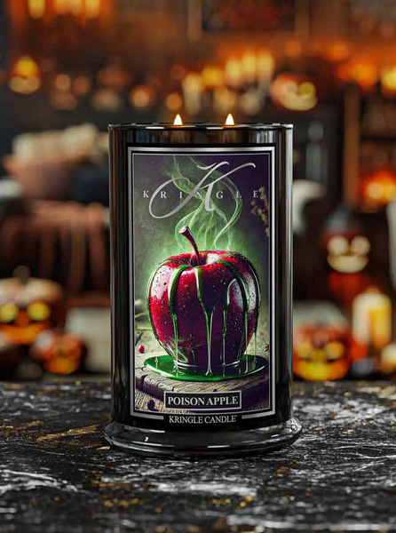 Kringle Candle Poison Apple Duża Świeca Zapachowa 624g