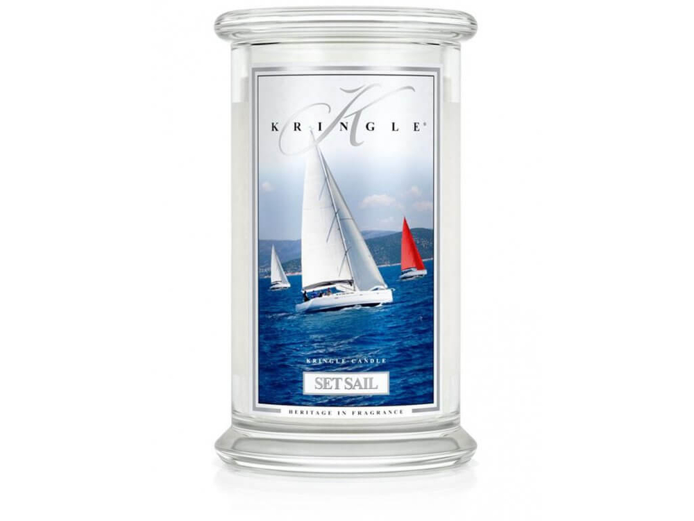 Kringle Candle Set Sail Duża Świeca Zapachowa 624g