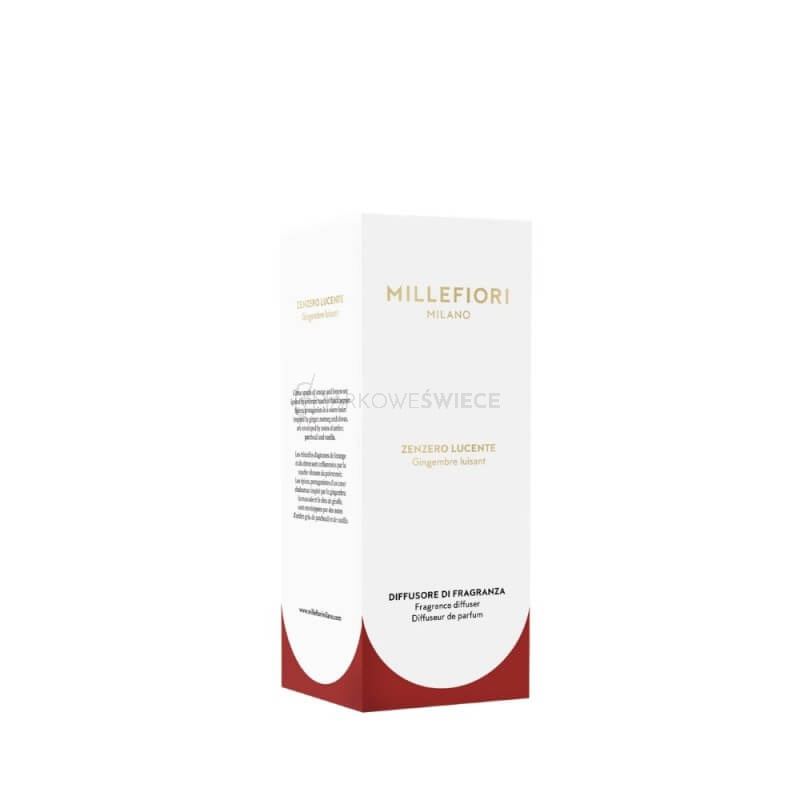 Millefiori Milano Zenzero Lucente pałeczki zapachowe 250ml