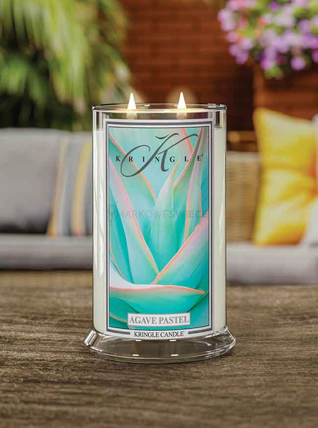 Kringle Candle Agave Pastel Duża Świeca Zapachowa 624g