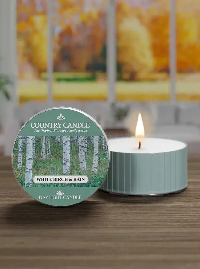 Country Candle White Birch & Rain Świeca Daylight 42g