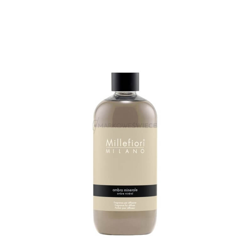 Millefiori Milano Ambra Minerale uzupełniacz do pałeczek zapachowych 500 ml