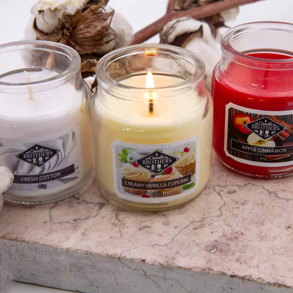 Candle Brothers Home Sweet Home Zestaw Prezentowy Trzech Świec 3x85 g