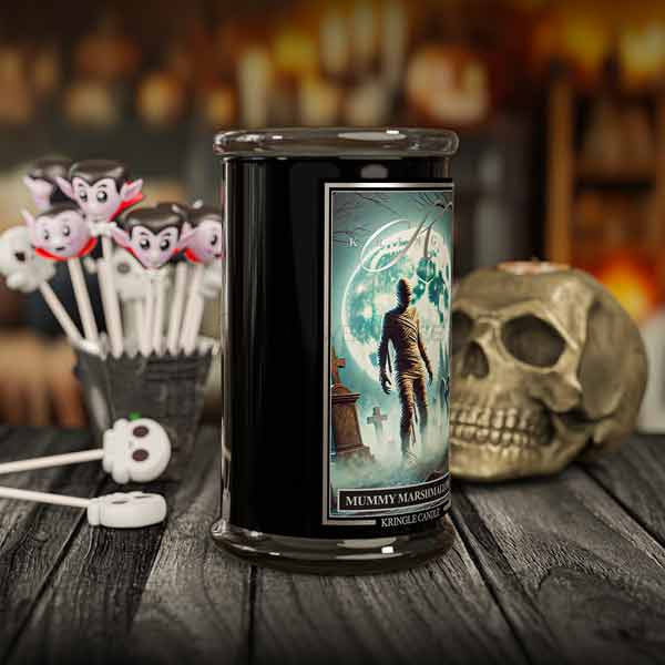 Kringle Candle Mummy Marshmallow Duża Świeca Zapachowa 624g