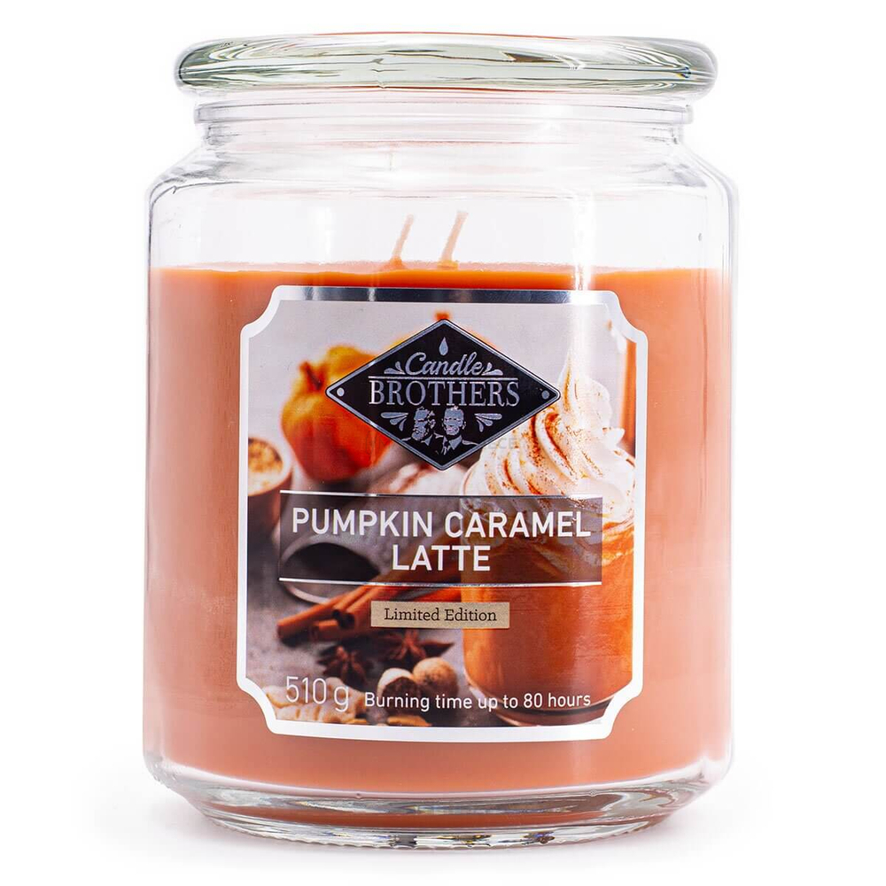 Candle Brothers Pumpkin Caramel Latte  Duża Świeca Zapachowa 510g