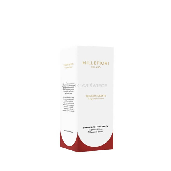 Millefiori Milano Zenzero Lucente pałeczki zapachowe 250ml