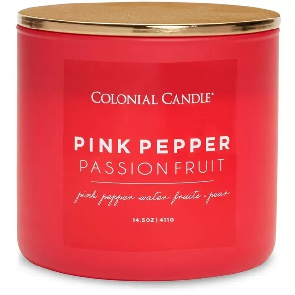 Colonial Candle Pink Pepper Passionfruit Świeca Zapachowa Tumbler 411g