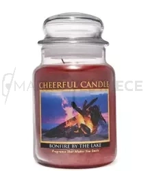 Cheerful Candle Bonfire By The Lake Duża Świeca Zapachowa 680g