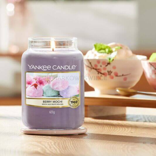 Yankee Candle Berry Mochi Duża Świeca Zapachowa 623g
