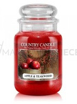 Country Candle Apple & Teakwood Duża Świeca Zapachowa 652g