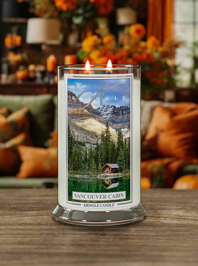 Kringle Candle Vancouver Cabin Duża Świeca Zapachowa 624g