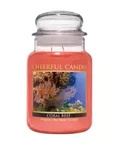 Cheerful Candle Coral Reef Duża Świeca Zapachowa 680g