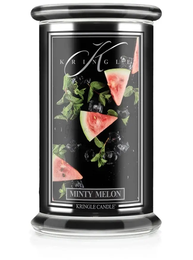 Kringle Candle Reserve Minty Melon Duża Świeca Zapachowa 624g