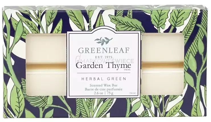 Green Leaf Garden Thyme Wosk Zapachowy 73g