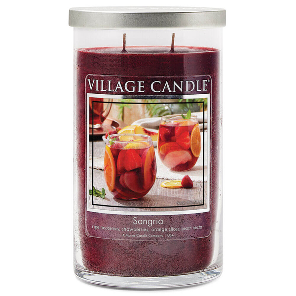 Village Candle Sangria Duża Świeca Zapachowa 602g