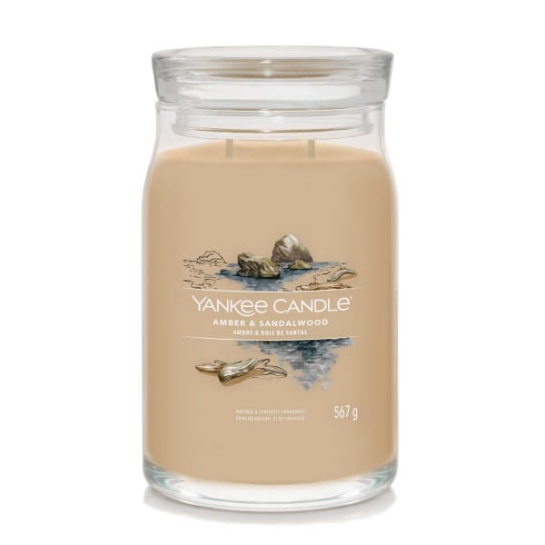 Yankee Candle Amber Sandalwood Signature Duża Świeca 567g