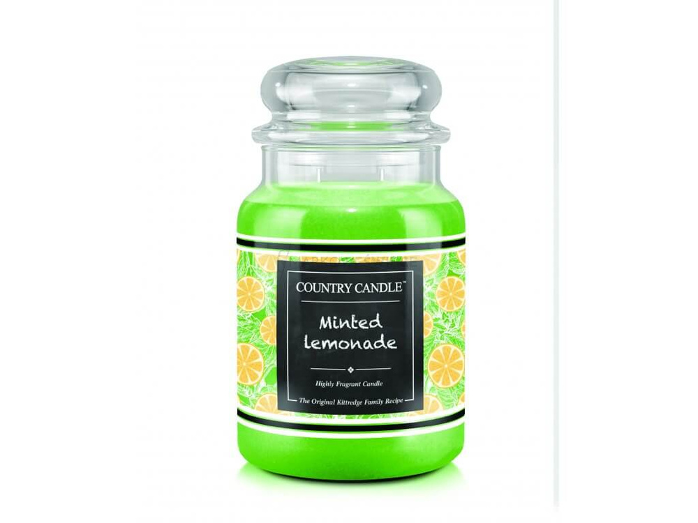 Country Candle Farmstand Minted Lemonade Duża Świeca Zapachowa 652g