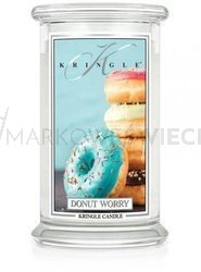 Kringle Candle Donut Worry Duża Świeca Zapachowa 624g