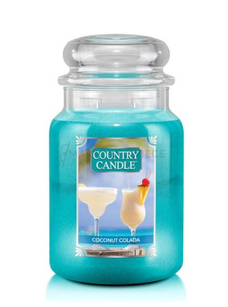 Country Candle Coconut Colada Duża Świeca Zapachowa 652g