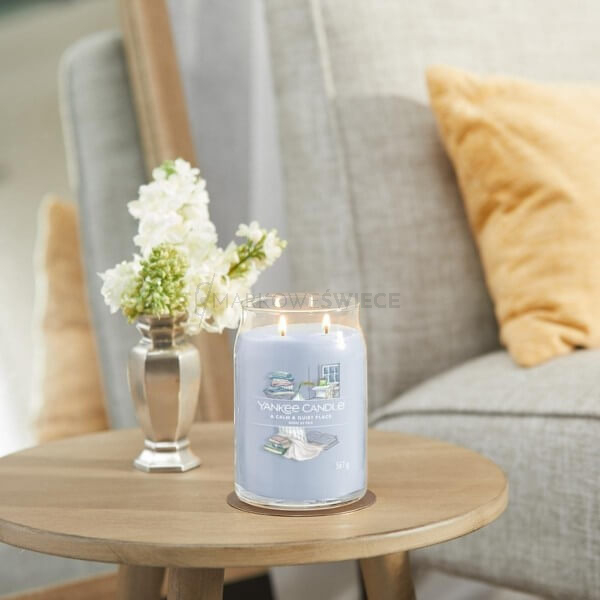 Yankee Candle A Calm & Quiet Place Signature Duża Świeca 567g