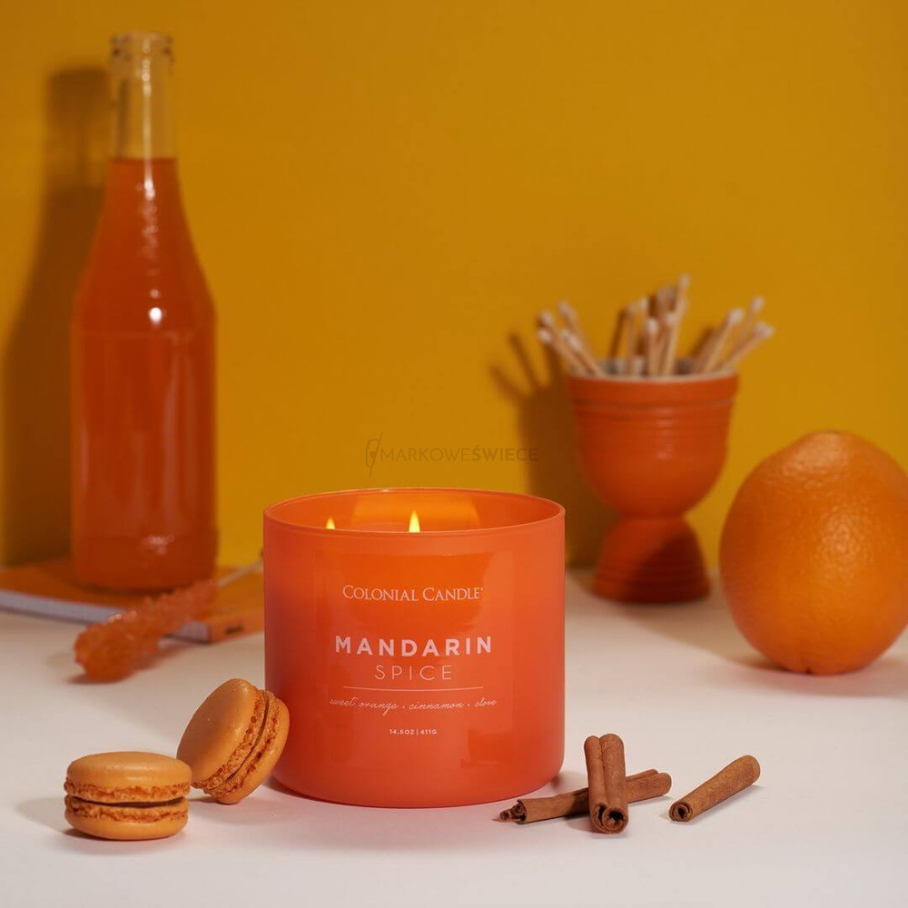Colonial Candle Mandarin Spice Świeca Zapachowa Tumbler 411g
