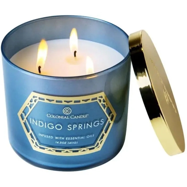 Colonial Candle Indigo Springs Świeca Zapachowa Tumbler 411g