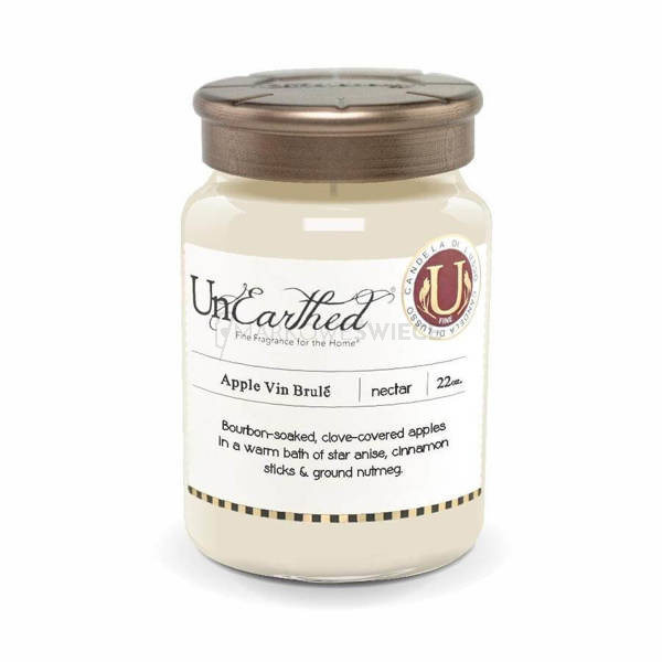 Unearthed Candle Apple Vin Brule Duża Świeca Zapachowa 640g