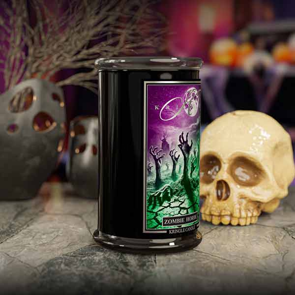 Kringle Candle Zombie Horde Duża Świeca Zapachowa 624g