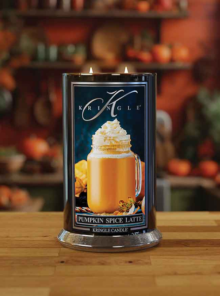 Kringle Candle Reserve Pumpkin Spice Latte Duża Świeca Zapachowa 624g