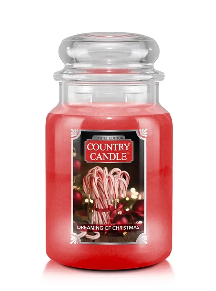 Country Candle Dreaming of Christmas Duża Świeca Zapachowa 652g