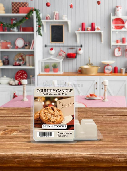 Country Candle Milk & Cookies Wosk Zapachowy 64g
