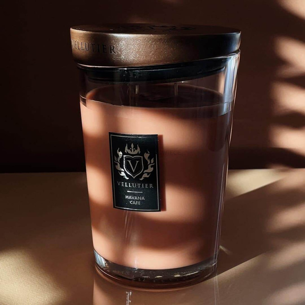 Vellutier Havana Cafe Duża Świeca Zapachowa 515g
