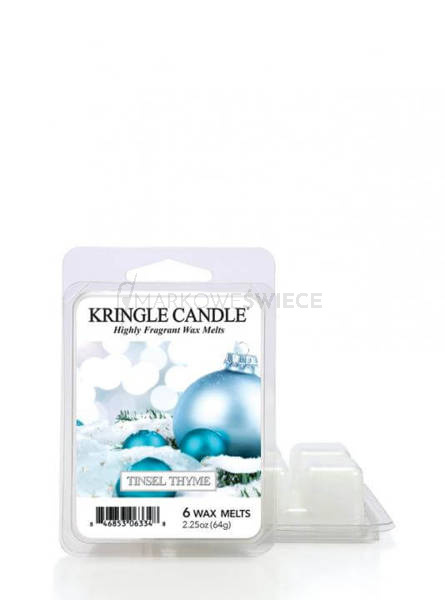 Kringle Candle Tinsel Thyme Wosk Zapachowy 64g
