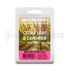 EBM Creations Cedar Leaf & Lavender Wosk Sojowy Zapachowy 90g