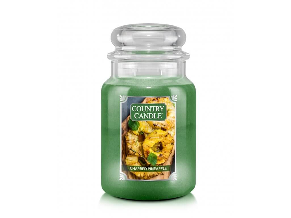 Country Candle Charred Pineapple Duża Świeca Zapachowa 652g