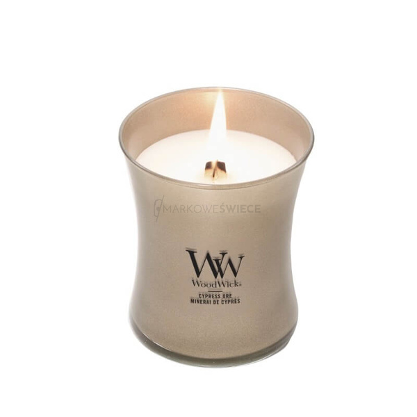 WoodWick Cypress Ore Średnia Świeca 275g