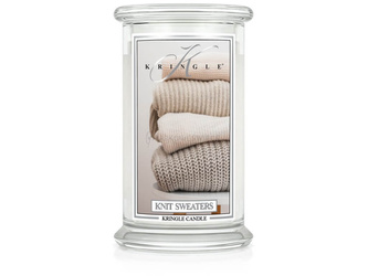 Kringle Candle Knit Sweaters Duża Świeca Zapachowa 624g