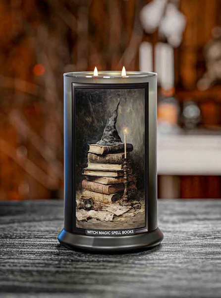 Kringle Candle Witch Magic Spell Books Duża Świeca Zapachowa 624g